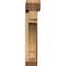 Ekena Millwork Merced Slat Rough Sawn Bracket w/ Offset Brace, Western Red Cedar, 6"W x 26"D x 30"H BKT0604X26X30MRC06RWR - alternate 4